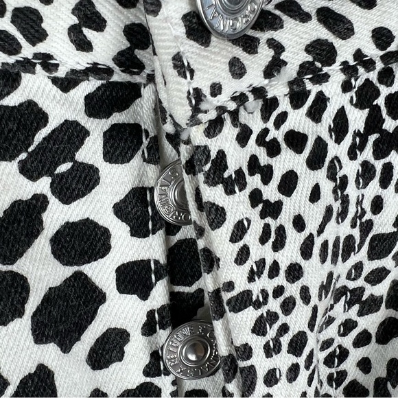 Re/Done | Originals High Rise Ankle Crop Jean White Cheetah | 26 - Picture 9 of 13